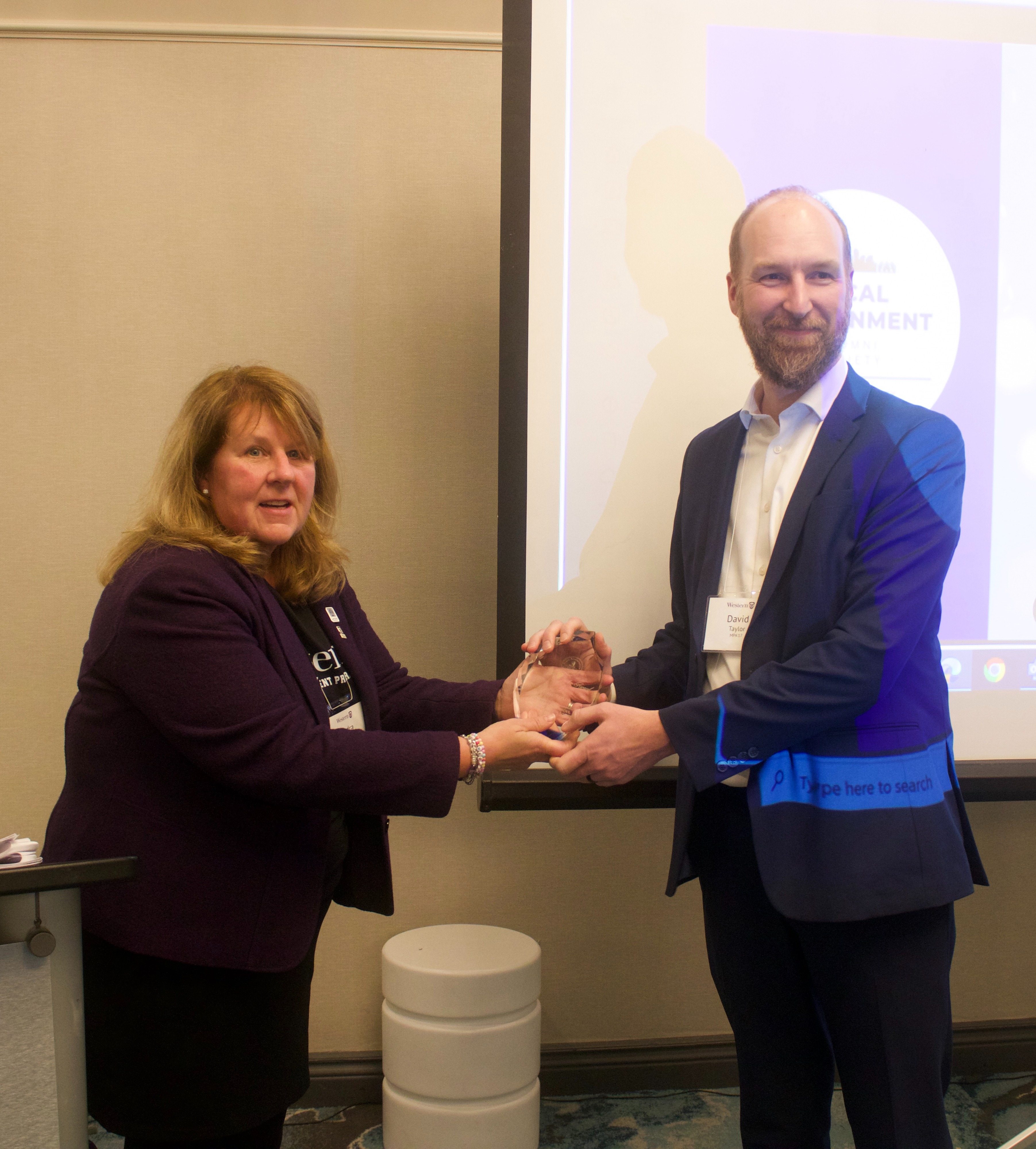 Dave Taylor Award Presentation